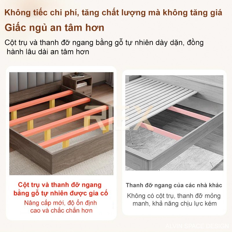 REX 1m8 pallet gỗ giường giường gỗ có hộc kéo Có Chân  chống ẩm Không Bị Mối Mọt Hàng có ngăn chứa đồ tiện | BigBuy360 - bigbuy360.vn