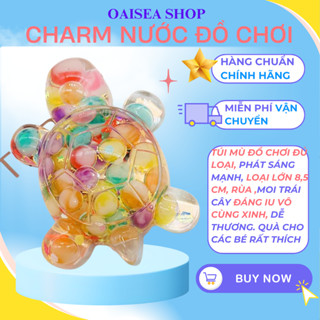  Combo 2 Túi mù Rùa khổng lồ 8,2cm đủ màu sắc Moi nước Rùa nước size đại Moi trái cây Phát sáng 