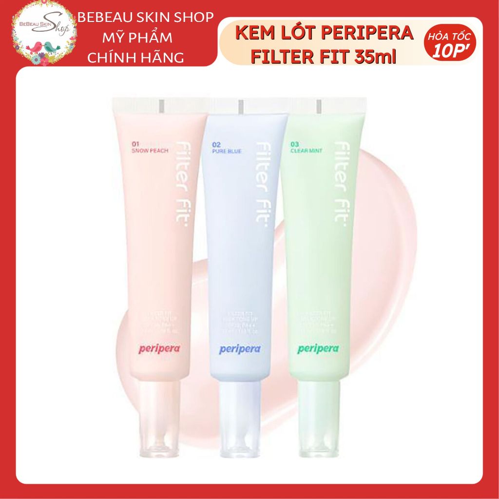 Kem Lót Peripera Filter Fit Milk Tone Up Cream 35ml SPF30 PA ++ - Bebeau