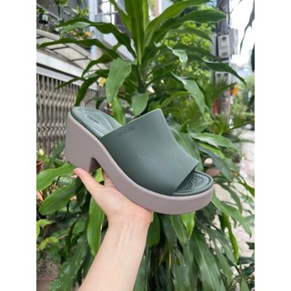 lê crocs brooklyn slide xuất xịn