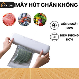 Máy Hút Chân Không Hút Ẩm Thực Phẩm Công Suất 120W Bảo Quản Thức Ăn Tươi Sống An Toàn Cho Sức Khoẻ