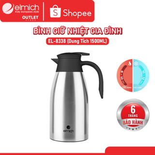 Bình Giữ Nhiệt 2 Lít Elmich EL-8338 / EL-8341 | Bình Nước Giữ Nhiệt INOX 304, Elmich Chính Hãng