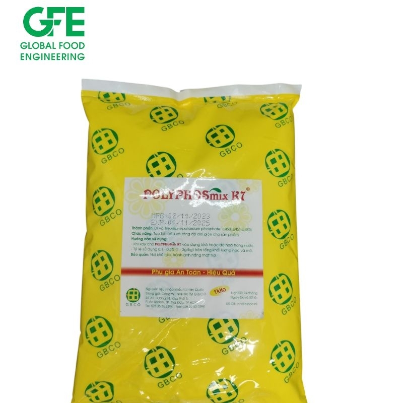 TẠO GIÒN DAI CHO GIÒ CHẢ POLYPHOXMIX K7 ( nguyên liệu nhập khẩu Hàn Quốc)