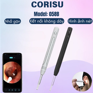 Camera nội soi Wifi không dây Corisu Đầu 3.9mm Tặng Kèm Đầu Lấy Ráy Tai