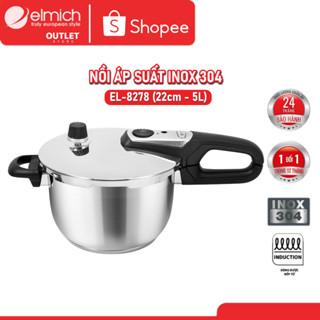 Nồi Áp Suất Bếp Từ Elmich EL-3369 (4L) / EL-3371(5.5L) / EL-8278(5L) Nồi Áp Suất Elmich Chính Hãng