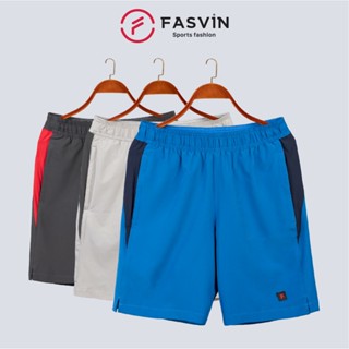 Quần đùi nam thể thao Fasvin Q20263.SG vải dù gió mềm mại co giãn phù hợp hoạt động thể thao