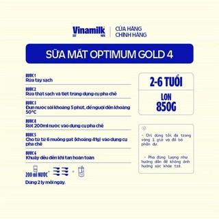 (HSD T7-2027) (Mẫu Mới) COMBO 3 Hộp Sữa Bột Optimum Gold 4 850g.