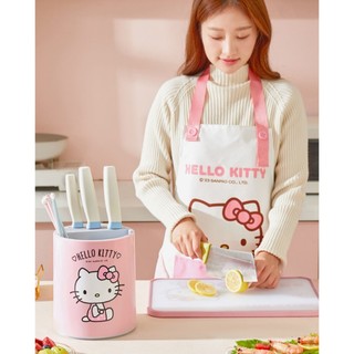 🌸HŨ CẮM ĐŨA DAO KITTY ĐẾ XOAY SANRIO