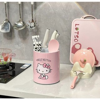 🌸HŨ CẮM ĐŨA DAO KITTY ĐẾ XOAY SANRIO