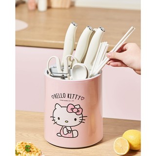 🌸HŨ CẮM ĐŨA DAO KITTY ĐẾ XOAY SANRIO