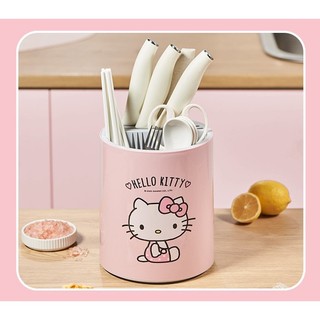 🌸HŨ CẮM ĐŨA DAO KITTY ĐẾ XOAY SANRIO
