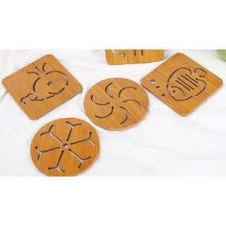 Set 2 Miếng Gỗ Ly , Cốc, Chén  Thú Vị Décor