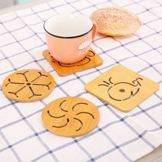 Set 2 Miếng Gỗ Ly , Cốc, Chén  Thú Vị Décor