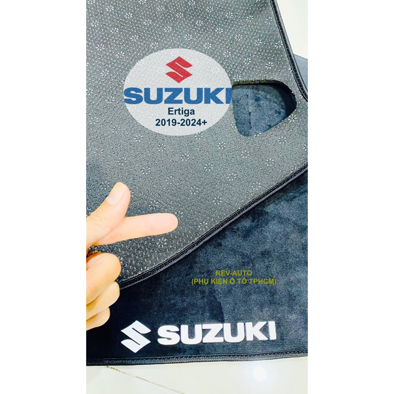 [SUZUKI ERTIGA 2019-2024+] Thảm che nắng taplo ô tô Ertiga (Quà tặng kèm) nhung mềm thái