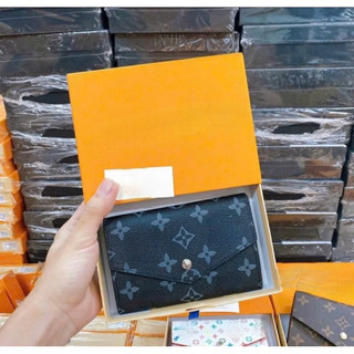 Ví cầm tay mini fullbox hãng gấp đôi ngang 16cm .gấp 3 ngang 11cm