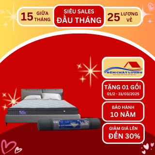  Đệm lò xo túi cuộn cao cấp Elan Vimatt bảo hành 10 năm chính hãng dễ dàng vận chuyển nâng đỡ tối ưu 