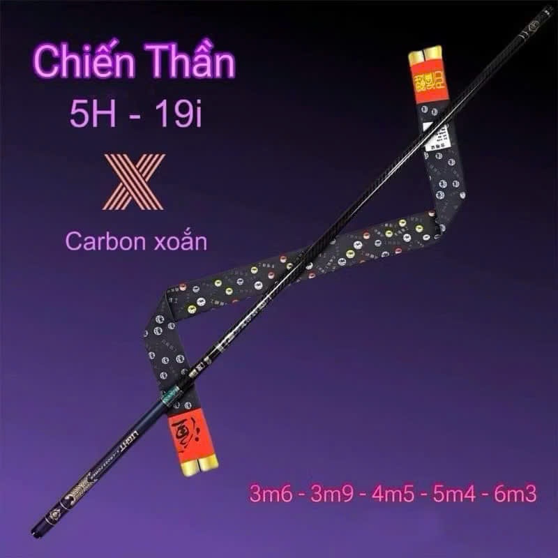  Cần Câu Tay Chiến Thần độ cứng 5H - 6H - 8H chuyên câu đơn đài bản cao cấp chính hãng săn hàng. 