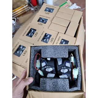   1 đôi  Cùm led fix sẵn cho xe điện xmen 