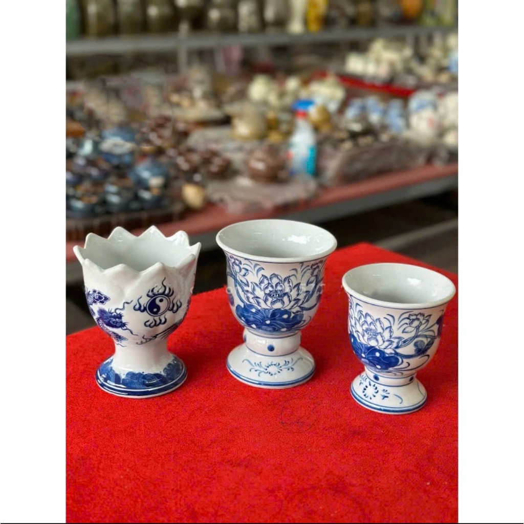 Ly đựng quả Phật thủ Bát Tràng