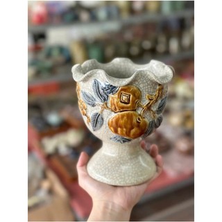 Ly đựng quả Phật thủ Bát Tràng