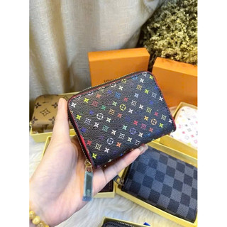 Ví cầm tay nữ, ví ngắn mini đựng thẻ  cầm tay fullbox QC