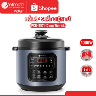 Nồi Áp Suất Điện Elmich PCE-8571 (Dung Tích 6L, Công Suất 1000W)