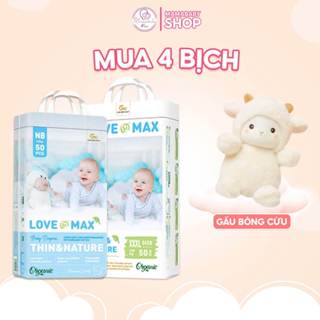[Combo 4 Bịch] Bỉm Tã Love Max Tặng Quà, Bỉm Quần/Dán Cho Bé Full Size