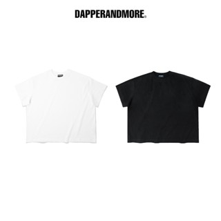 Áo Thun Boxy DAPPERANDMORE Form Boxy Trơn 100% Cotton 250GSM - White/ Black