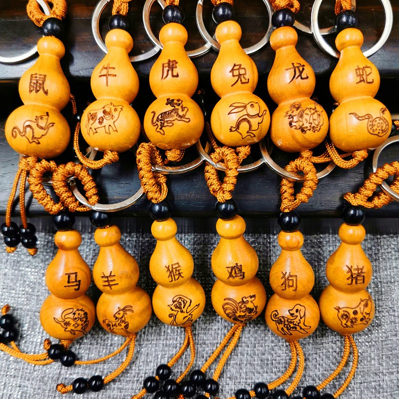 Móc Khóa Hồ Lô 12 con giáp Phong Thủy