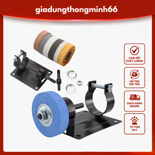  Bộ Chuyển Đổi Máy Khoan Thành Máy Mài Kim Loại Máy Chà Nhám Đánh Bóng Tiện Dụng Có Đế Cố Định Máy 