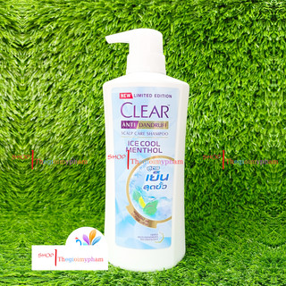 Dầu Gội Clear Men Và Clear Bạc Hà Thái 400ml/390ml