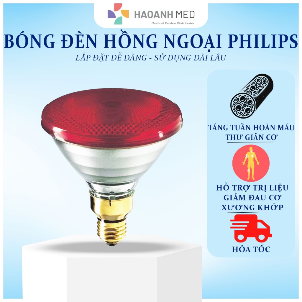 Bóng đèn hồng ngoại Philips cao cấp 100W