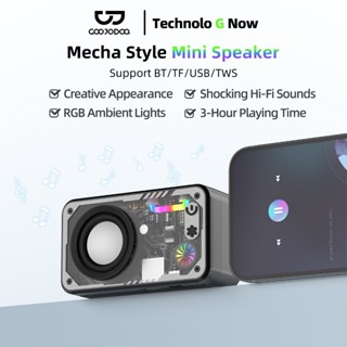 Loa Bluetooth Goojodoq LED âm thanh vòm 5.3 có thể kết nối với máy tính để bàn/máy tính xách tay/TV