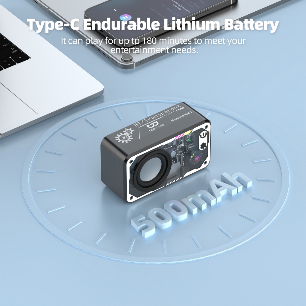 Loa Bluetooth Goojodoq LED âm thanh vòm 5.3 có thể kết nối với máy tính để bàn/máy tính xách tay/TV | BigBuy360 - bigbuy360.vn