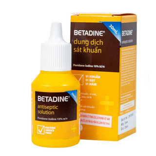 Dung dịch sát khuẩn Betadin Antiseptic Solution 30ml