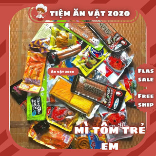 COMBO Đồ ăn vặt CAY SIÊU HOT đồ 1k TIỆM CỔNG TRƯỜNG 20 GÓI