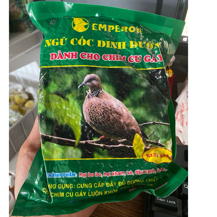 Ngũ cốc dinh dưỡng dành cho chim cu gáy , chim đa đa gói 400g