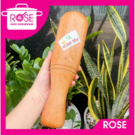 Chày gỗ đâm tiêu, đã tỏi ớt, đập đá size Lớn - Chày Gỗ Đập Đá