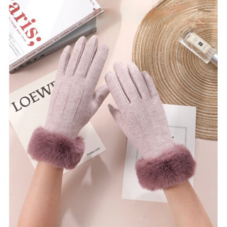  Bao tay nữ  găng tay đi lạnh mùa thu mùa đông găng tay nữ chất liệu nỉ ấm áp cảm ứng điện thoại chống nắng cách nhiệt 