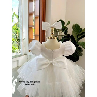 Đầm Váy Công Chúa 𝗧𝗮𝘆 𝗕𝗶́ Cao Cấp cho Bé
