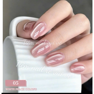 Mắt mèo ánh trăng hồng milan siêu xinh làm nail