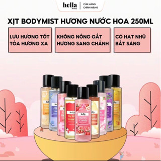  Xịt bodymist hương nước hoa hella beauty chai chiết 10ml 