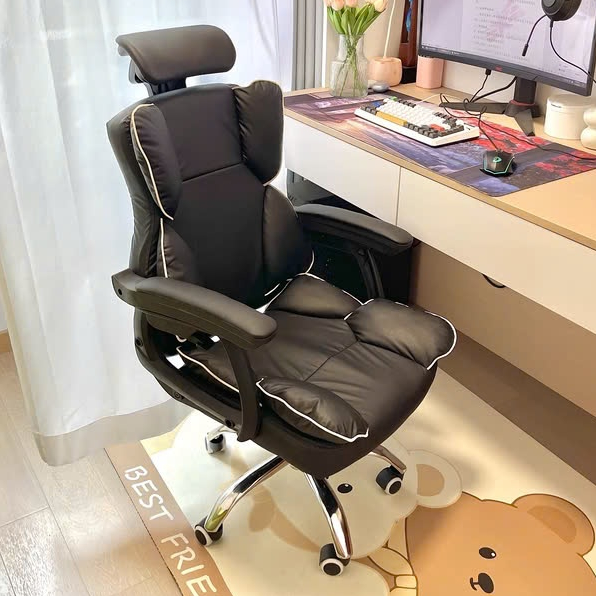Ghế gaming công thái học bọc da pu cao cấp,ghế xoay văn phòng nhập khẩu tựa đầu nâng hạ có gác chân xoay 360 độ | BigBuy360 - bigbuy360.vn