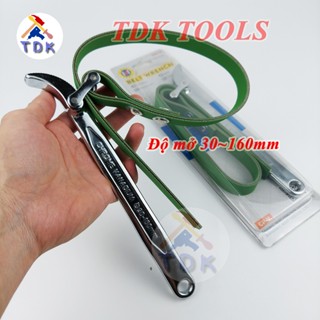 Cờ lê dây da 9"/225mm C-Mart F0007-09, Cảo dây da mở lọc dầu lọc nhớt