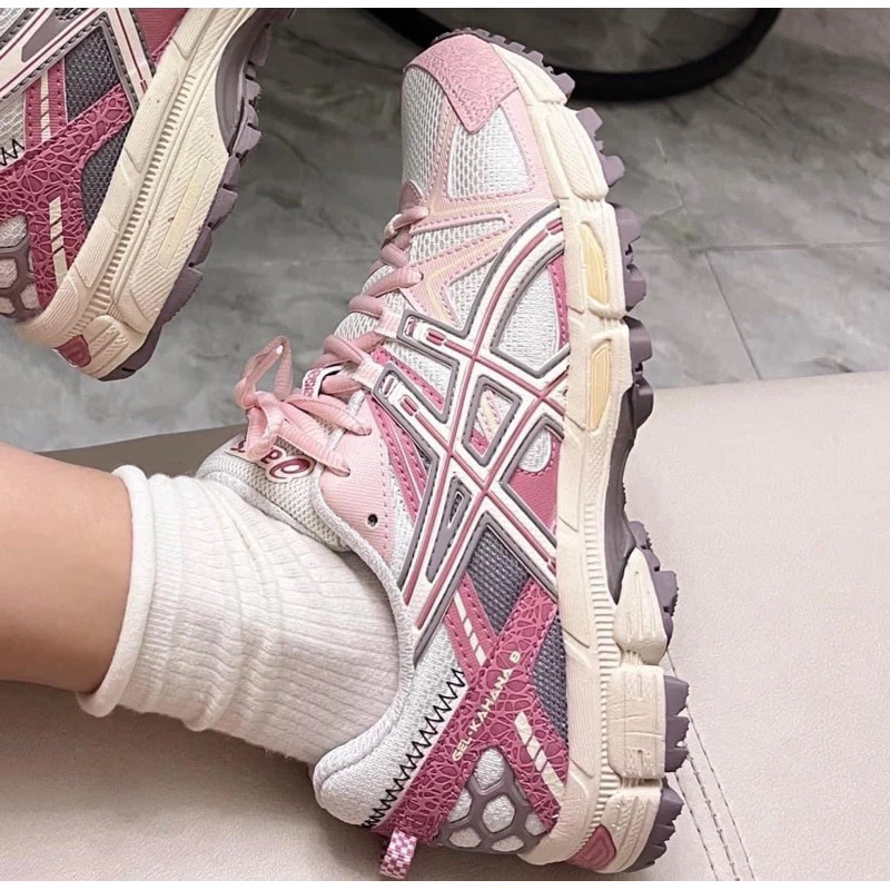 Giày thể thao Asics Cream Pink nữ (Free Ship)