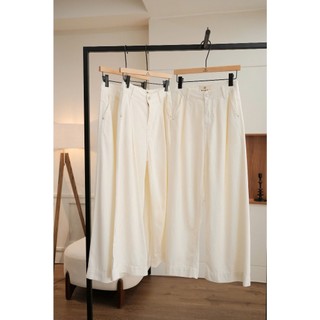 Quần jeans ống suông lai BASIC JOY PANTS