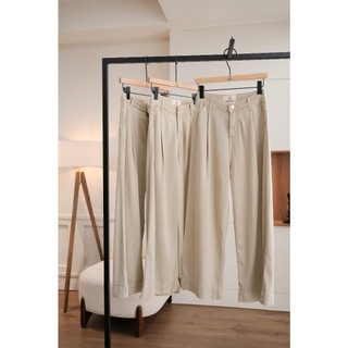 Quần jeans ống suông lai BASIC JOY PANTS