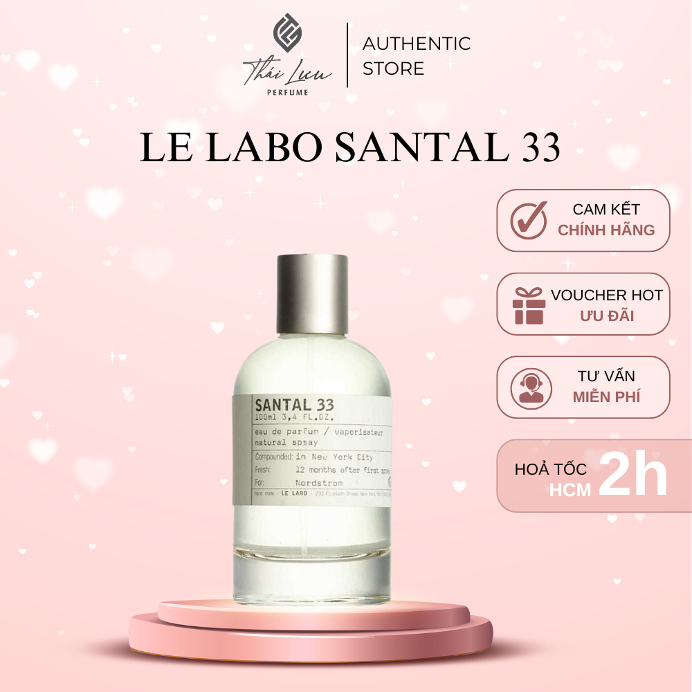 Mẫu thử nước hoa le la bo Santal 33 | Thái Lưu Authentic