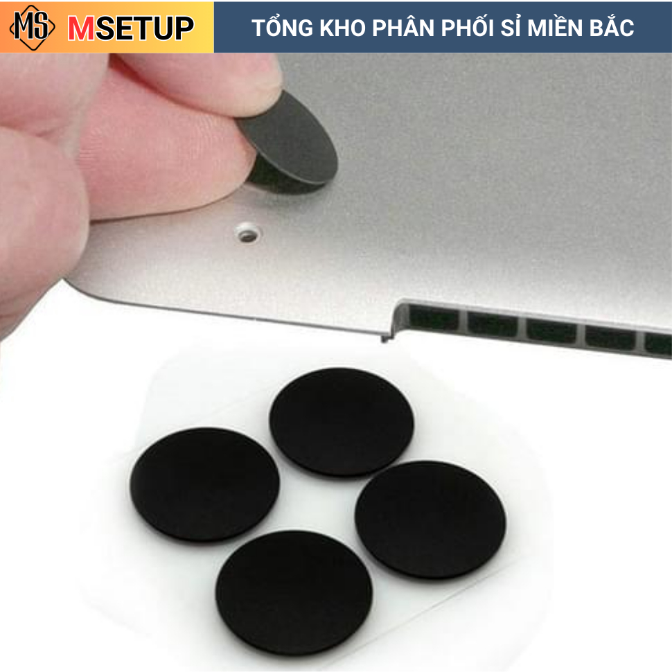 Bộ 4 Nút Chân Đế Cao Su Thay Thế, Chỉ Dùng Cho Macbook