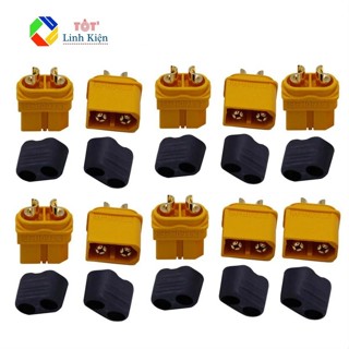 [Có VAT] Combo 10 cặp jack Amass XT60H - Giắc nối điện pin XT60